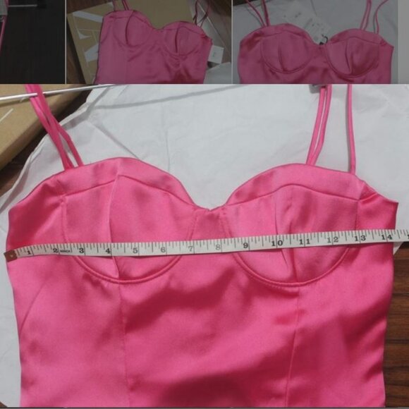 NWT Hot Pink Bodysuit from Zara, size S. - Picture 6 of 9